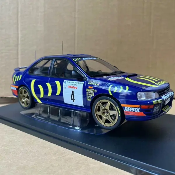 IXO 1:18 Subaru Impreza #4 1995 Diecast Model - Image 5