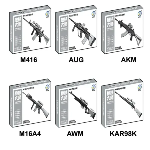 1/6 Scale Assault Rifle Model Set for Action Figures - Image 2