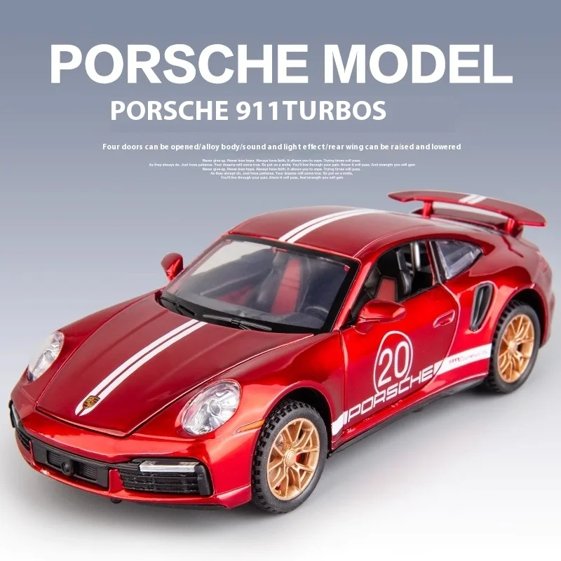 1:32 Porsche 911 Turbo S Diecast Model Ornament 6 1:32 Porsche 911 Turbo S Diecast Model Ornament - Image 6