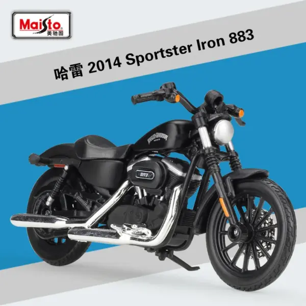 Maisto 1:18 Harley Sportster Iron 2015 Model - Image 7