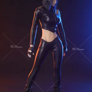 JO24X-04 1/6 Female Leather Motorcycle Outfit 26 S6fbb8b1068a2460e90e4db741af9700fI