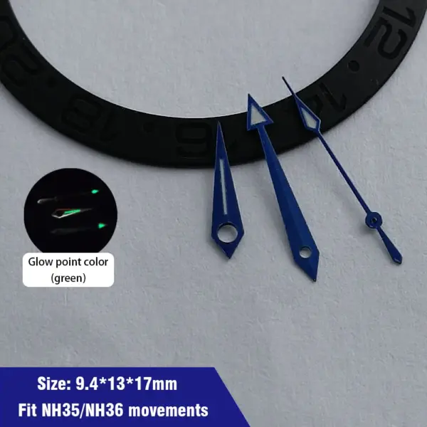 Green Luminous Watch Hands for NH35 NH36 Movement - Image 35