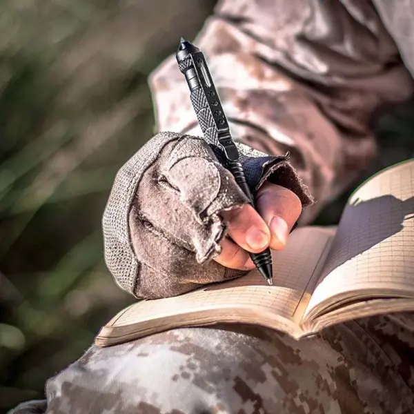 Multifunctional Metal Tactical Pen with Glass Breaker - Image 6