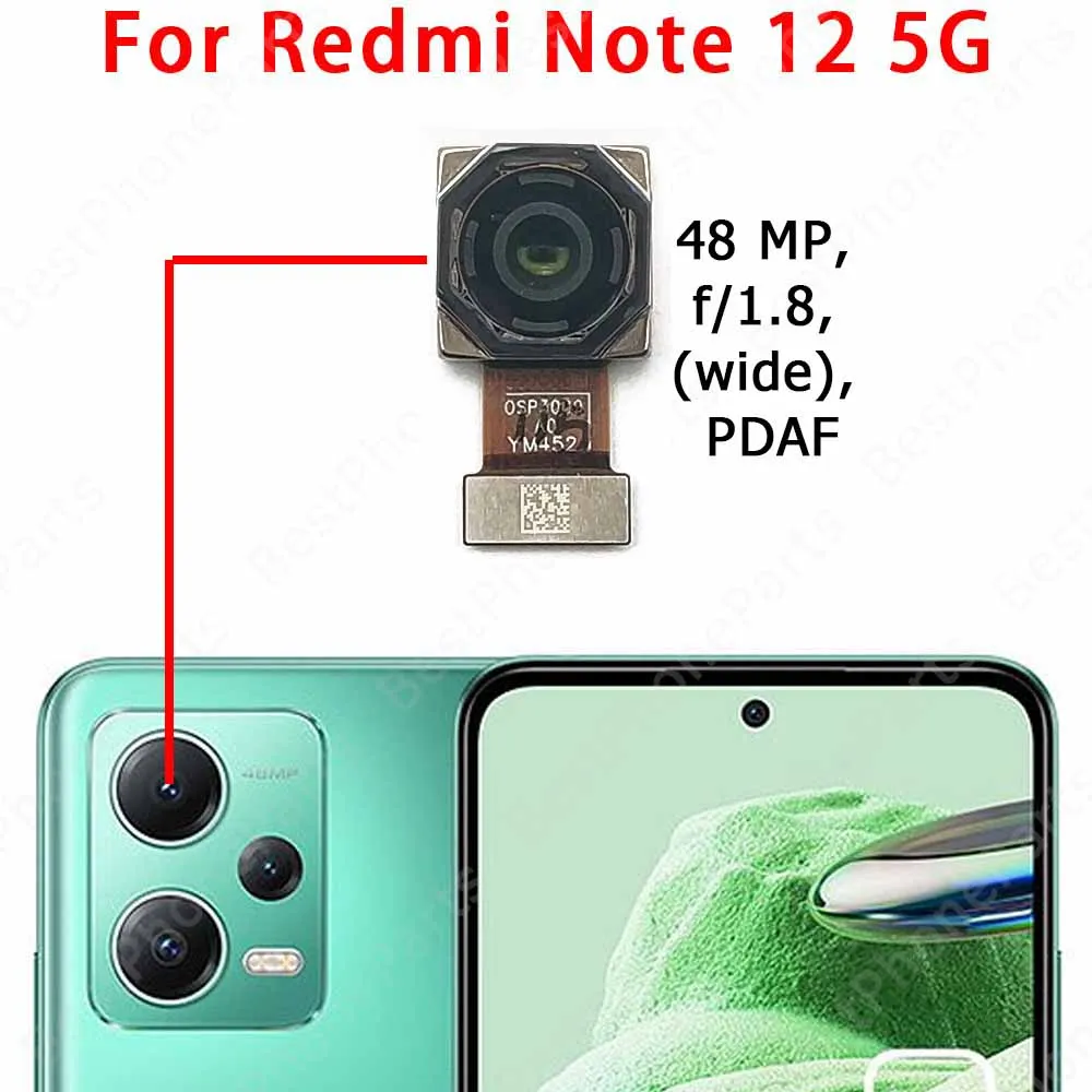 Xiaomi Redmi Note 12 Rear Camera Module Repair Part 2 Xiaomi Redmi Note 12 Rear Camera Module Repair Part - Image 2