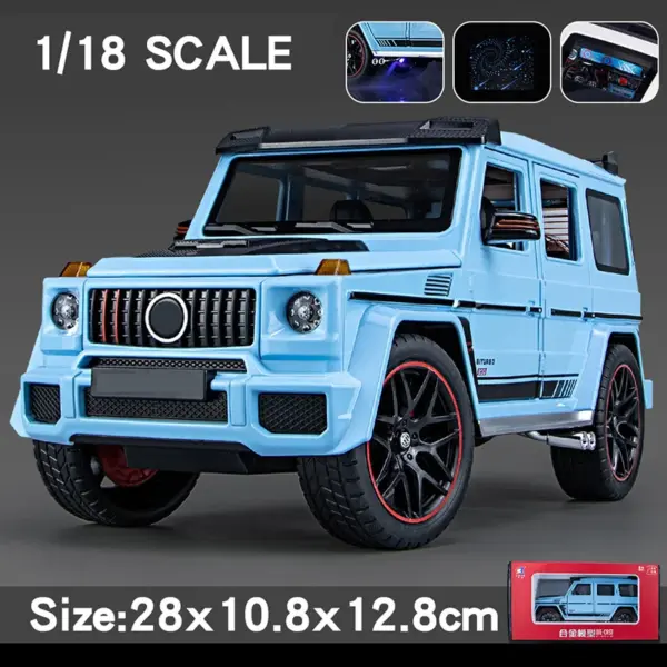 1:18 Maisto Mercedes-Benz G800 Off-Road SUV Model - Image 11
