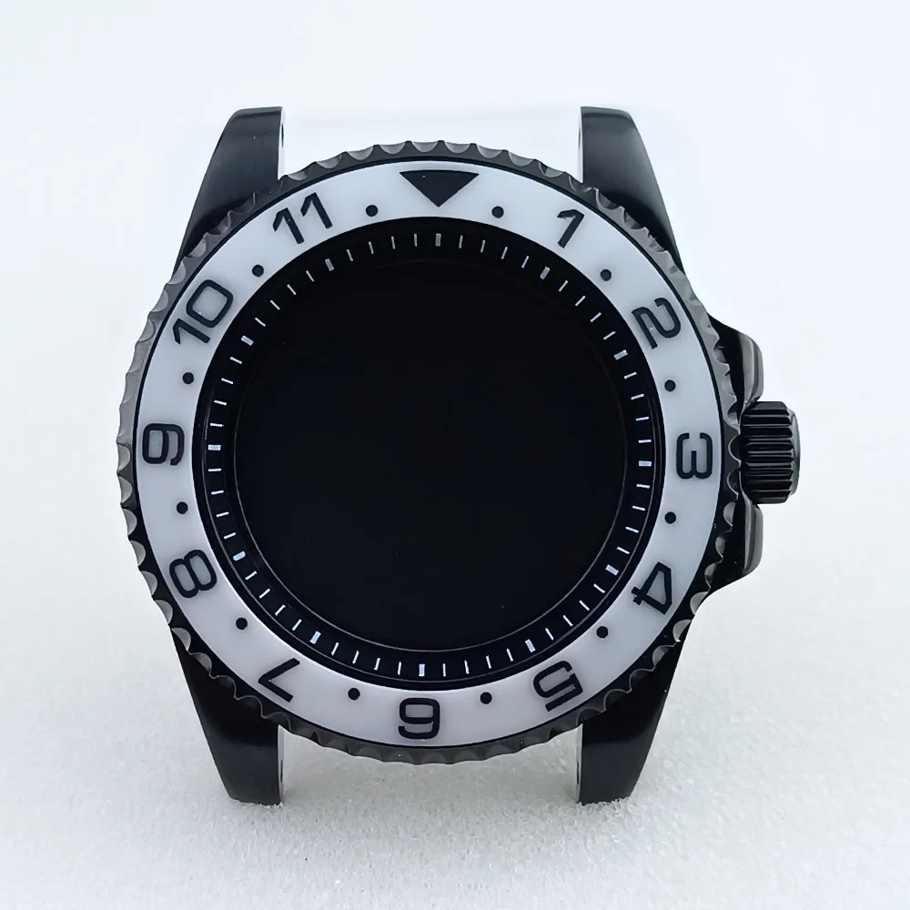 GMT Black Watch Case for NH34/NH35/NH36 Movements 56 GMT Black Watch Case for NH34/NH35/NH36 Movements - Image 56