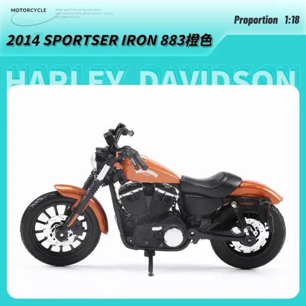 Maisto 1:18 Harley-Davidson Motorcycle Model - Image 15