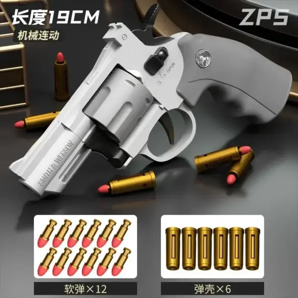 Csnoobs ZP5 357 Revolver Toy Gun with Soft Darts - Image 7