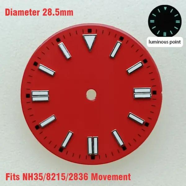 28.5mm Luminous Watch Dial for NH35/NH36/8215/2836 - Image 26