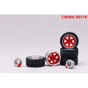 1/64 Alloy Wheel & Tire Set for Model Cars 49 S7177cd48deac41e39fc08017f12fbcf9U 8