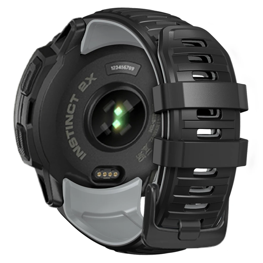 Garmin Instinct 2X Solar Silicone Watch Band 4 Garmin Instinct 2X Solar Silicone Watch Band - Image 4