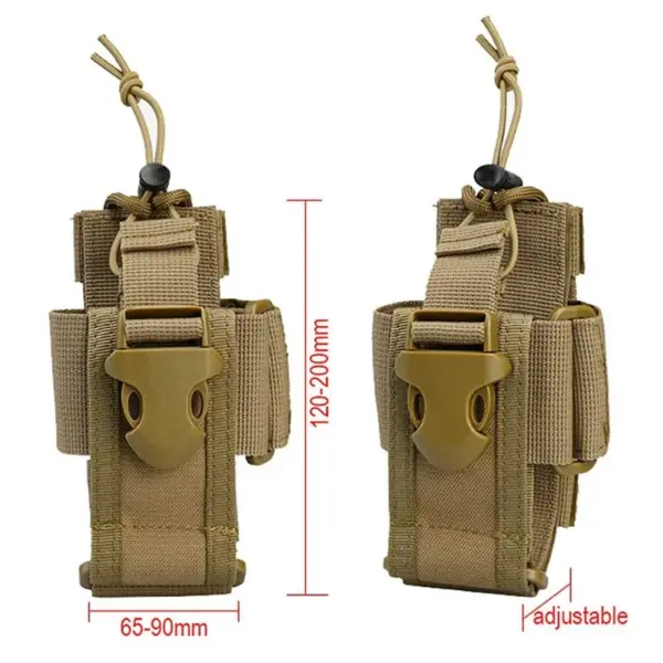 Tactical Walkie Talkie Bag Nylon Pouch - Image 4