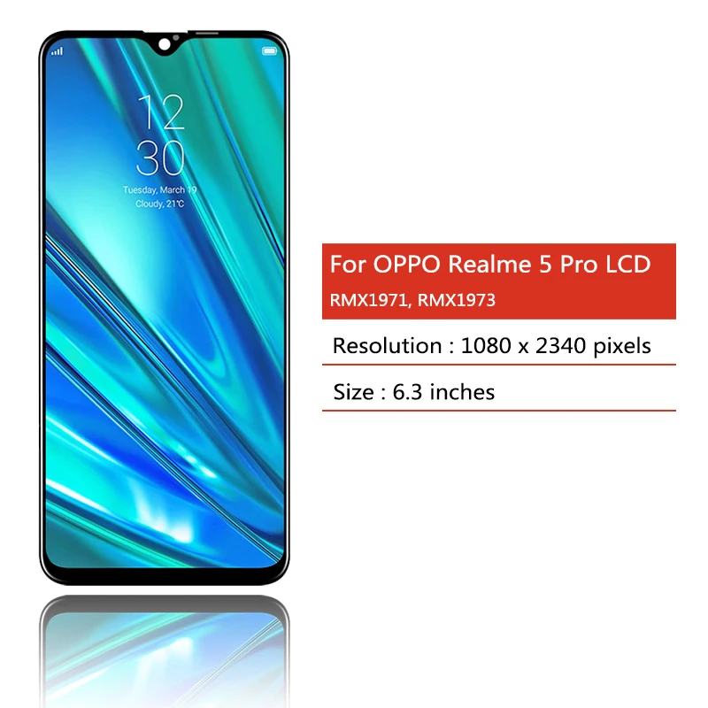 6.3-inch Realme 5 Pro LCD Replacement Screen 2 6.3-inch Realme 5 Pro LCD Replacement Screen - Image 2