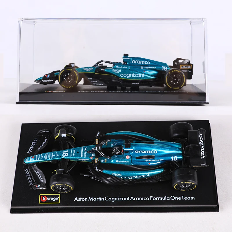 Bburago 1:43 Aramco F1 AMR23 Model Car 4 Bburago 1:43 Aramco F1 AMR23 Model Car - Image 4