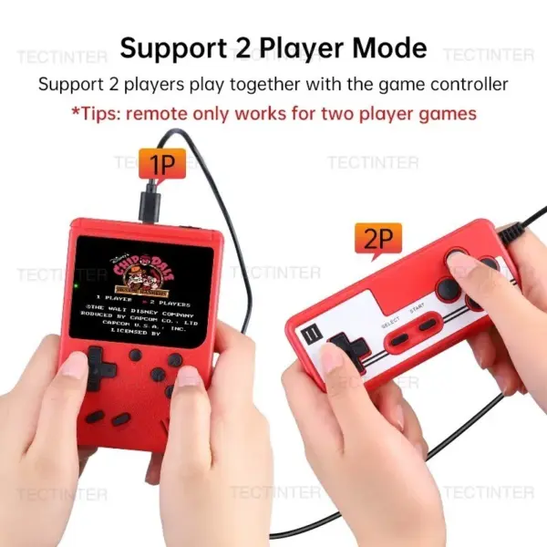 8-Bit Retro Portable Game Console with 500 Built-in Games - Image 4