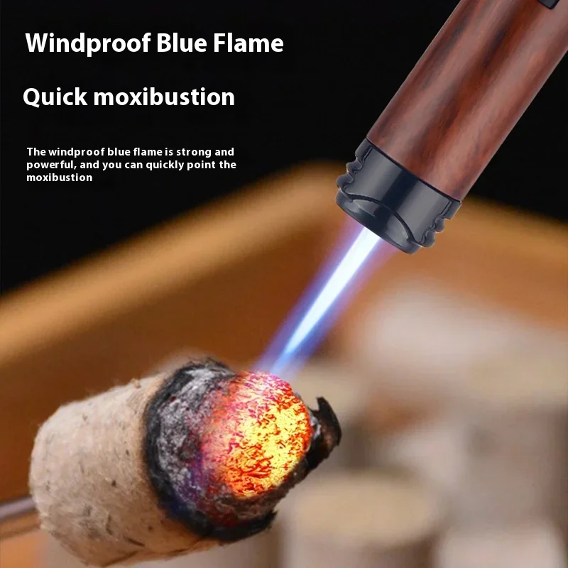 Blue Flame Jet Torch Gas Lighter Refillable Outdoor 3 Blue Flame Jet Torch Gas Lighter Refillable Outdoor - Image 3