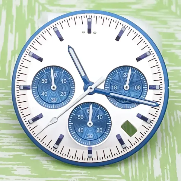 VK63 Watch Hands with Luminous Green Glow for Quartz Movements - Image 12
