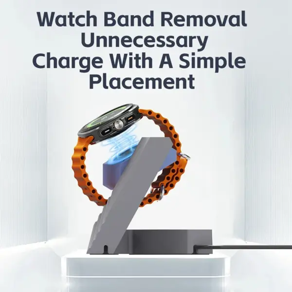 Geometric Charger Stand for Xiaomi Watch S4 - Image 2