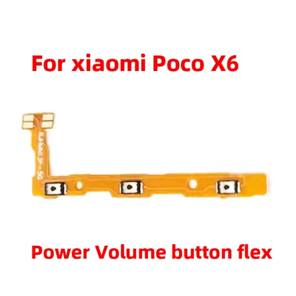 Xiaomi Poco X6 Power and Volume Flex Cable Replacement - Image 2