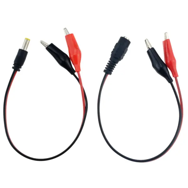 Alligator Clip to Power Plug Adapter 25CM for DC Devices - Image 2