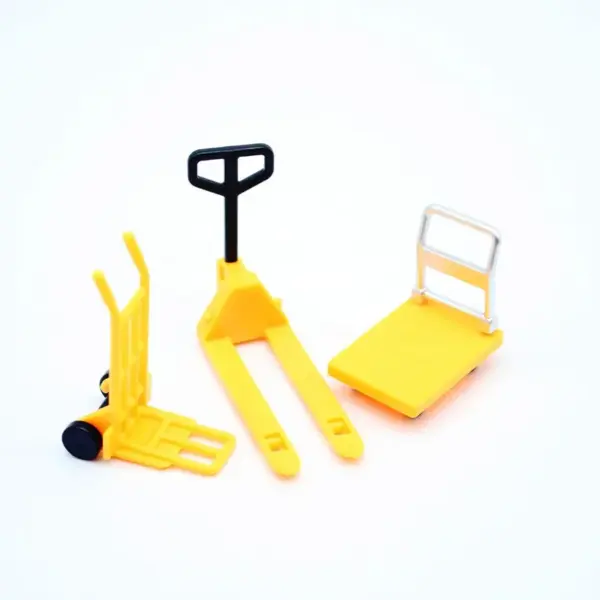 Miniature Dollhouse Cargo Trolleys Set - Image 9