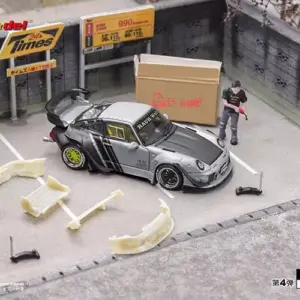 Star 1:64 RWB 930 964 Rear Wing Australian Pink Model 36 S726e427eb8794ed69b65ec8e5f3dd4056