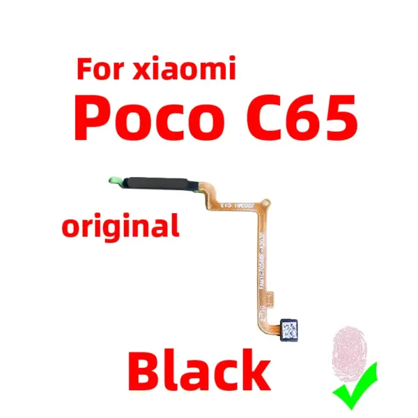Original Xiaomi Poco C65 Fingerprint Sensor Scanner Flex Cable - Image 2