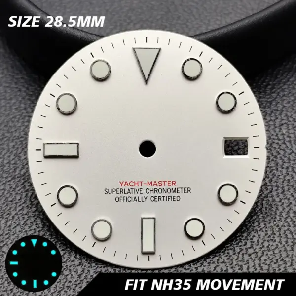 28.5mm GMT Calendar Watch Dial for NH34 NH35 Models - Image 28