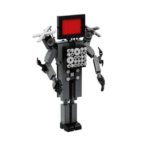 Gobricks Skibidi Toilet Man Building Block Set - Image 13