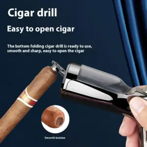 JOBON Four Flame Windproof Gas Lighter for Cigars and Cooking 15 S72c3e2107cbe480cbfbacb127c69ea2eg