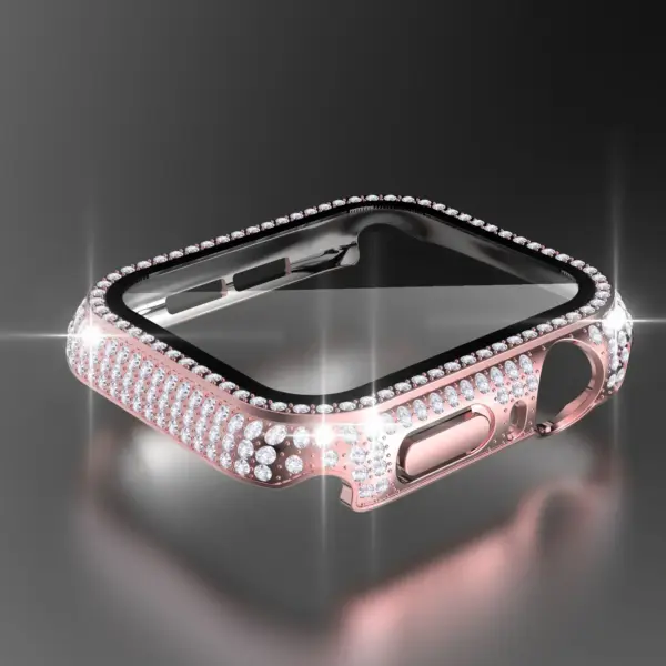 Bling Rhinestone Screen Protector Case for Apple Watch Series 1-10 - Image 7