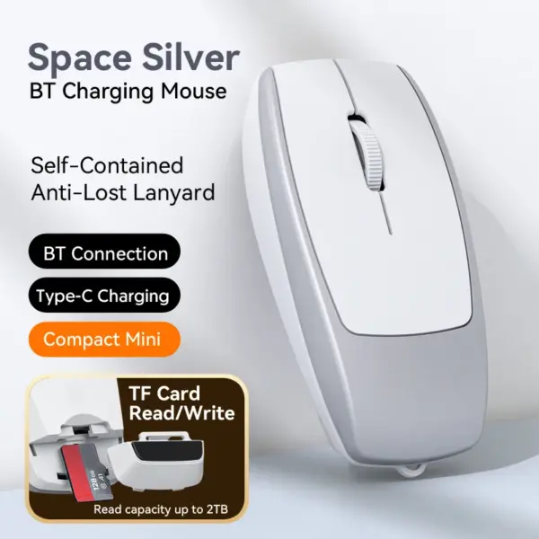 Mini Bluetooth Mouse DIXSG Support TF Card and Type-C Charging - Image 8