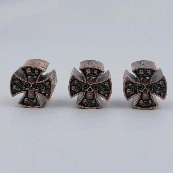 GUYKER Copper Guitar Knobs Cross Style Dual Color - Image 5