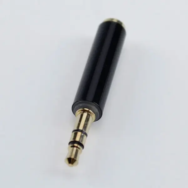 Pure Copper Gold Plated 3.5mm TRRS Audio Adapter - Image 4