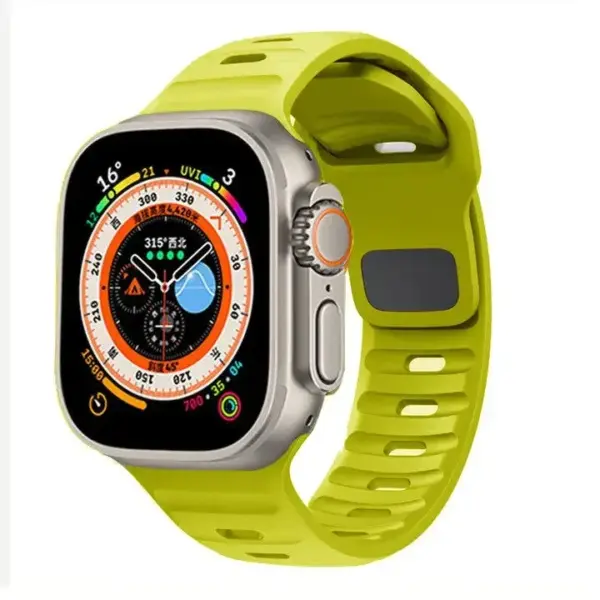 Silicone Sport Band for Apple Watch Series 8-1 - Image 22