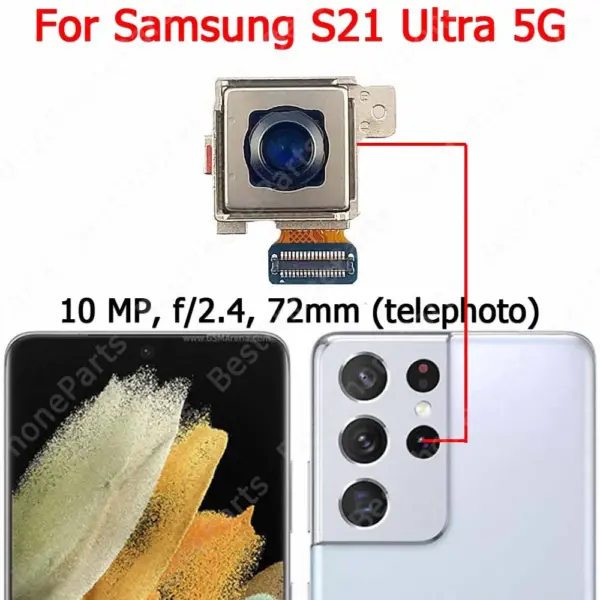 Samsung Galaxy S21 FE S21 Ultra Rear Camera Module - Image 7