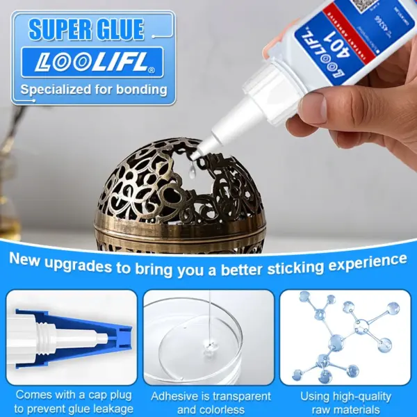 LOOLIFL 401 Instant Strong Super Glue 20g - Image 3