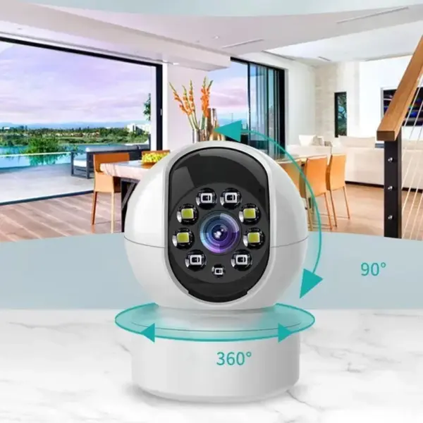 Xiaomi 8MP 4K WiFi Security Camera 360° Pan Tilt - Image 2