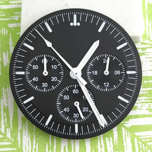 VK63 Watch Hands with Luminous Green Glow for Quartz Movements - Image 10