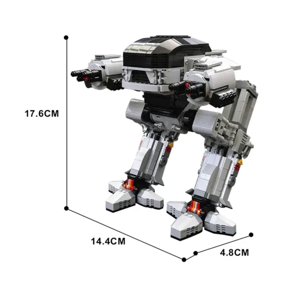 Gobricks UCS ED-209 Robot Model Building Kit - Image 4