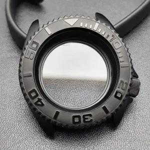 42mm Black Matte Watch Case for NH35 Movement 232 S742a48c5ed5a4fa08a36f34100a0775fa 2