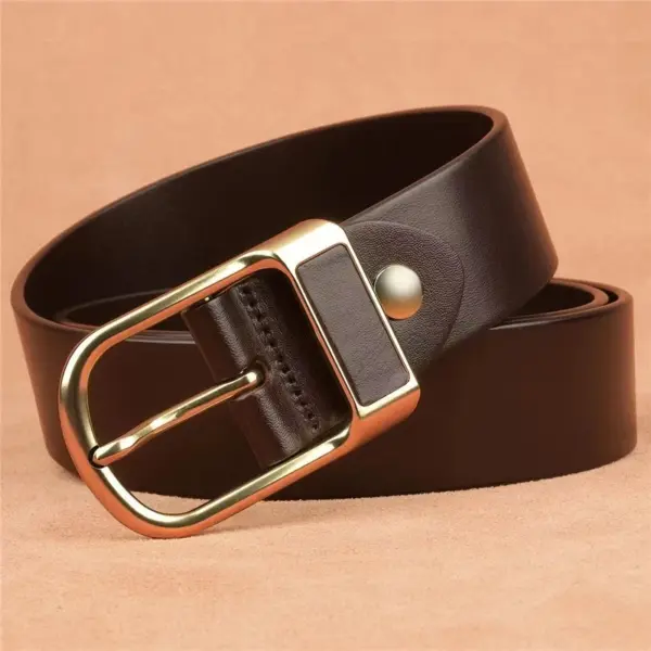 Premium Leather Casual Belt for Men - Image 2