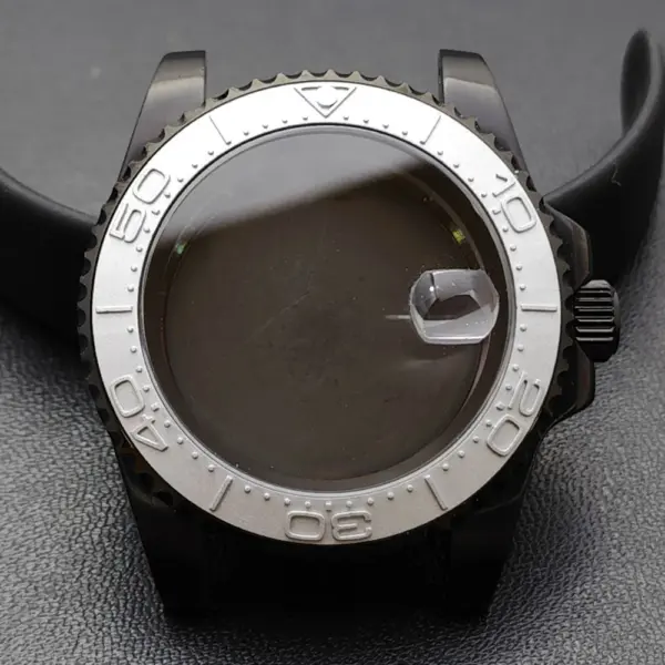 GMT 40.5MM Bidirectional Sapphire Watch Case for NH34 NH35 - Image 57