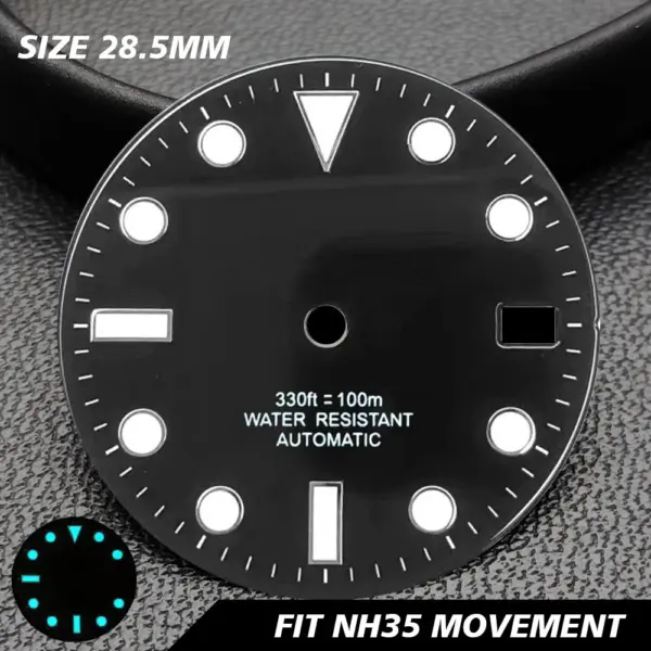 28.5mm GMT Calendar Watch Dial for NH34 NH35 Models - Image 58
