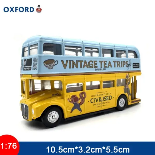 Oxford 1/76 Diecast Double-Decker Bus Model - Image 2