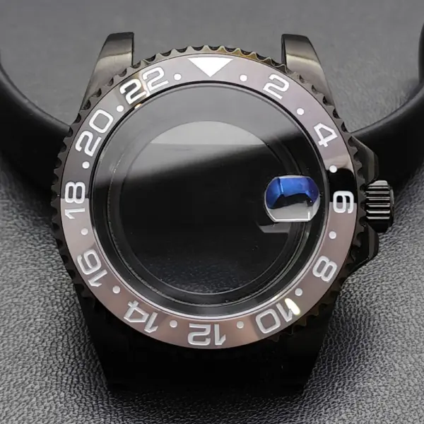 GMT 40.5MM Bidirectional Sapphire Watch Case for NH34 NH35 - Image 68