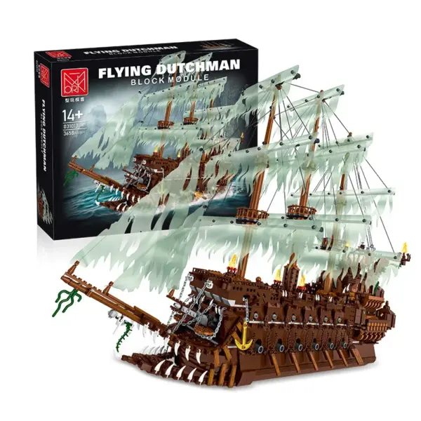 Flying Dutchman Pirate Ship Building Blocks Set - Image 2