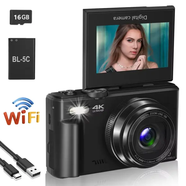 4K Digital Camera for Vlogging and Photography - Image 7