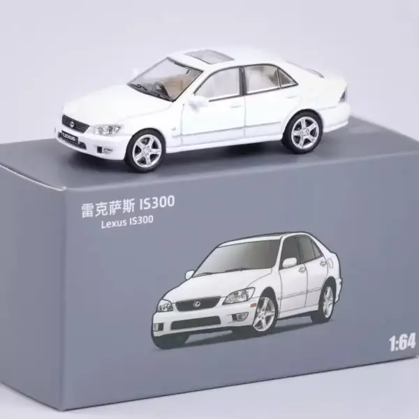 JKM 1/64 Lexus IS300 Classic Diecast Model Car - Image 7
