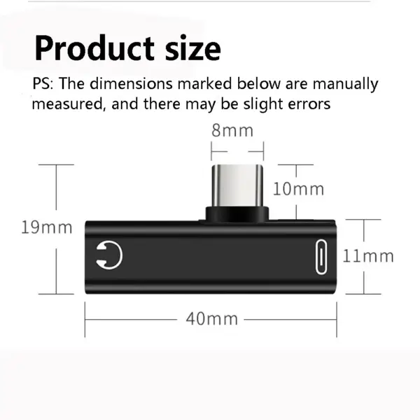 Dual-Function USB-C to 3.5mm Audio Adapter for Xiaomi Huawei - Image 6
